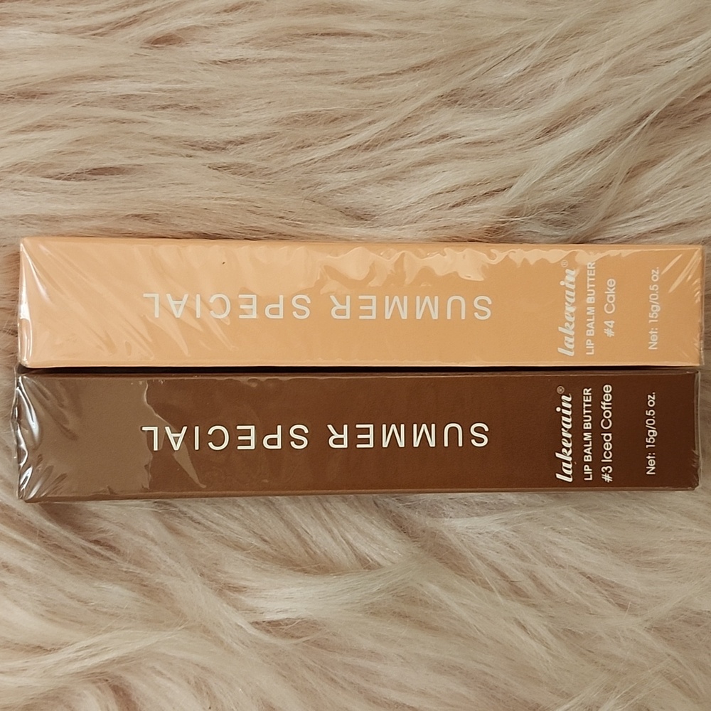 Brand New LAKERAIN SUMMER SPECIAL LIP BALM BUTTER-2CT
